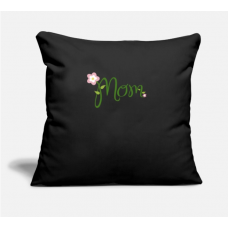 Mom Lover Black Pillow